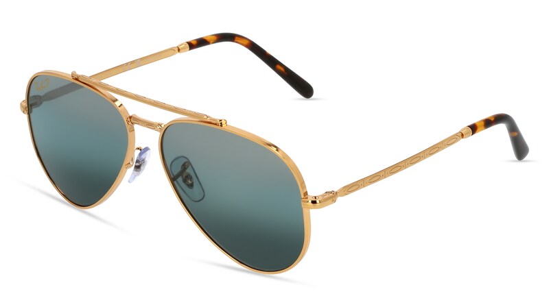 Ray-Ban RB 3625 Neue Pilotenbrille – Gold Grau